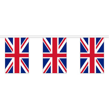 Luxe landen vlaggenlijn Groot Brittannie/engeland 3 meter - Vlaggenlijnen