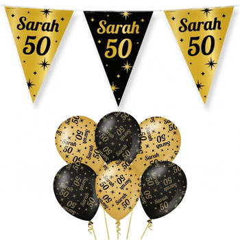 Paperdreams Luxe Sarah/50 jaar feest set - Ballonnen & vlaggenlijnen - Vlaggenlijnen