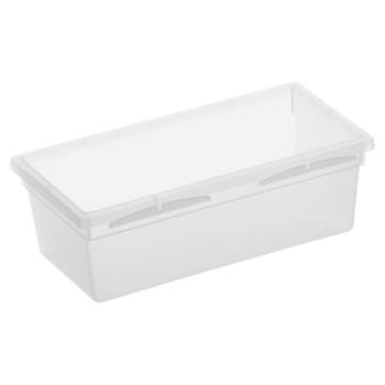 Rotho Basic organizer voor lade inrichting - 15 x 8 cm - transparant