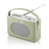 Swan Draagbare Retro Radio DAB+ - met Bluetooth - Groen