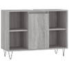 The Living Store Badkaast Pacific - Badkaast - 80 x 33 x 60 cm - Grijs Sonoma Eiken