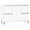 The Living Store Badkaast - Flexi - Kast - 80 x 33 x 60 cm - Hoogglans wit