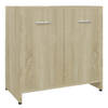 The Living Store Badkaast - Sonoma eiken - 60 x 33 x 61 cm - Stevig spaanplaat