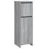 The Living Store Badkaast - Toiletkast - 30x30x95 cm - grijs sonoma eiken