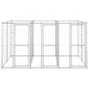 The Living Store Hondenkennel - 330 x 220 x 180 cm - Gegalvaniseerd Staal