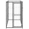 The Living Store Hondenkennel - 1 - Buitenspeelparadijs - 110 x 220 x 180 cm - Gepoedercoat staal