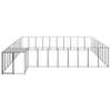 The Living Store Grote Hondenkennel - 550x550x110 cm - Draadgaas - Stevige Stalen Constructie