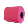 2x WC-papier toiletrol fuchsia 140 vellen - Feestdecoratievoorwerp