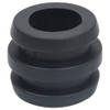 The Living Store Tafelvoetbal Stangstopper - 15.9/16 mm - Zwart ABS - 16 stuks