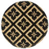 The Living Store Placemats - Handgeweven - Jute - Diameter 38 cm