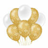 Paperdreams 16 jaar leeftijd thema Ballonnen - 24x - goud/wit - Verjaardag feestartikelen - Ballonnen