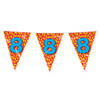 Paperdreams Verjaardag 8 jaar thema Vlaggetjes - Feestversiering - 10m - Folie - Dubbelzijdig - Vlaggenlijnen