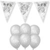 Paperdreams Mr/Mr huwelijks feest set - Ballonnen & vlaggenlijnen - 13x stuks - Vlaggenlijnen