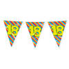 Paperdreams Verjaardag 18 jaar thema Vlaggetjes - Feestversiering - 10m - Folie - Dubbelzijdig - Vlaggenlijnen