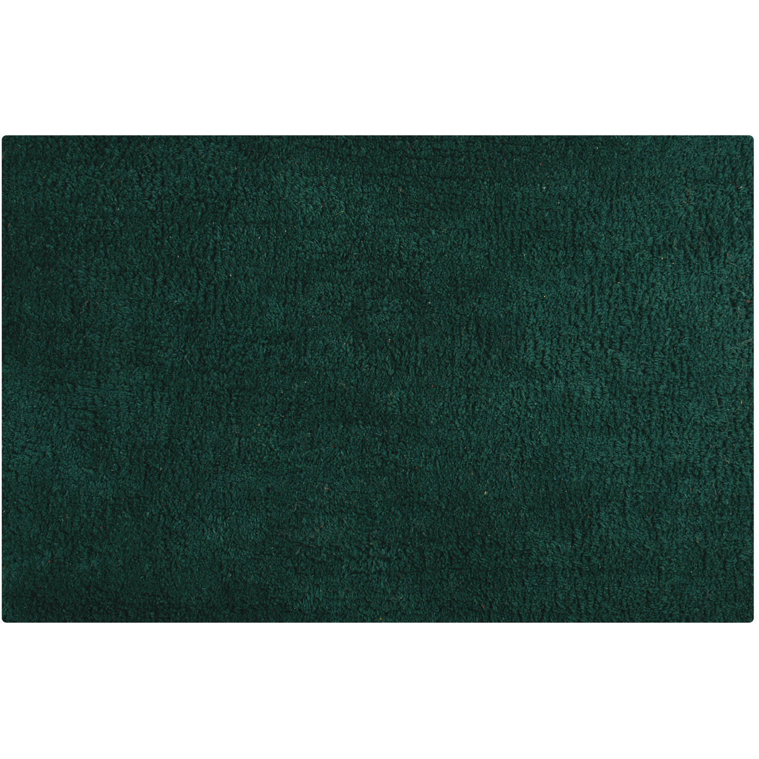 MSV Badkamerkleedje/badmat tapijtje - voor op de vloer - donkergroen - 45 x 70 cm - polyester/katoen