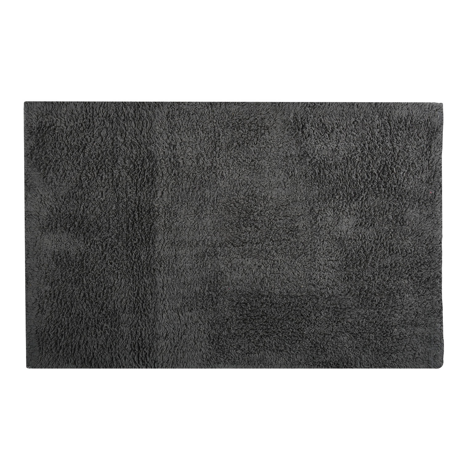MSV Badkamerkleedje-badmat tapijt voor de vloer donkergrijs 40 x 60 cm Badmatjes