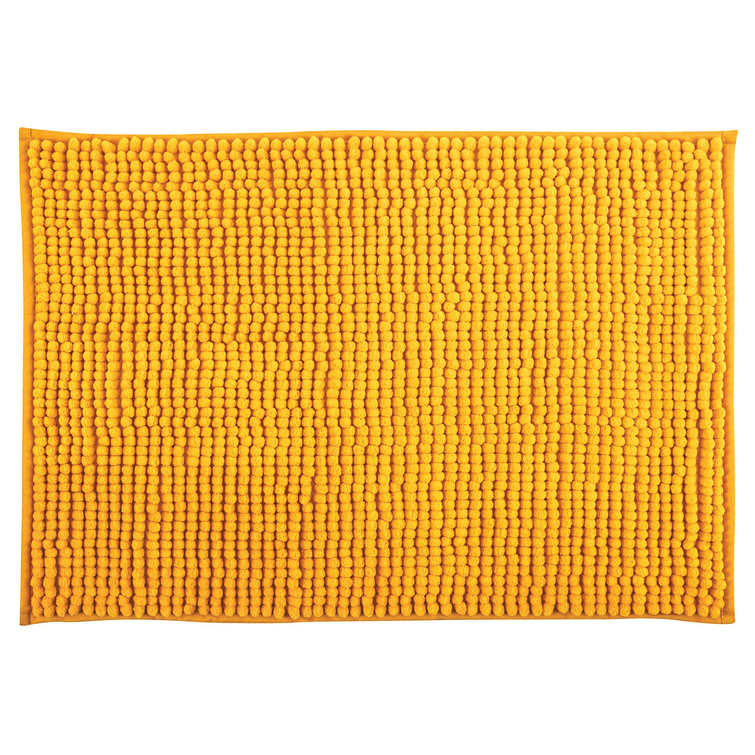MSV Badkamerkleed-badmat tapijtje voor op de vloer saffraan geel 40 x 60 cm Microvezel Badmatjes