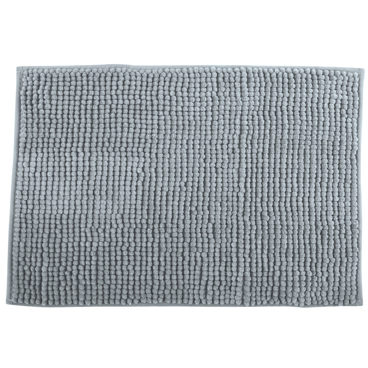 MSV Badkamerkleed-badmat tapijtje voor op de vloer lichtgrijs 40 x 60 cm Microvezel Badmatjes