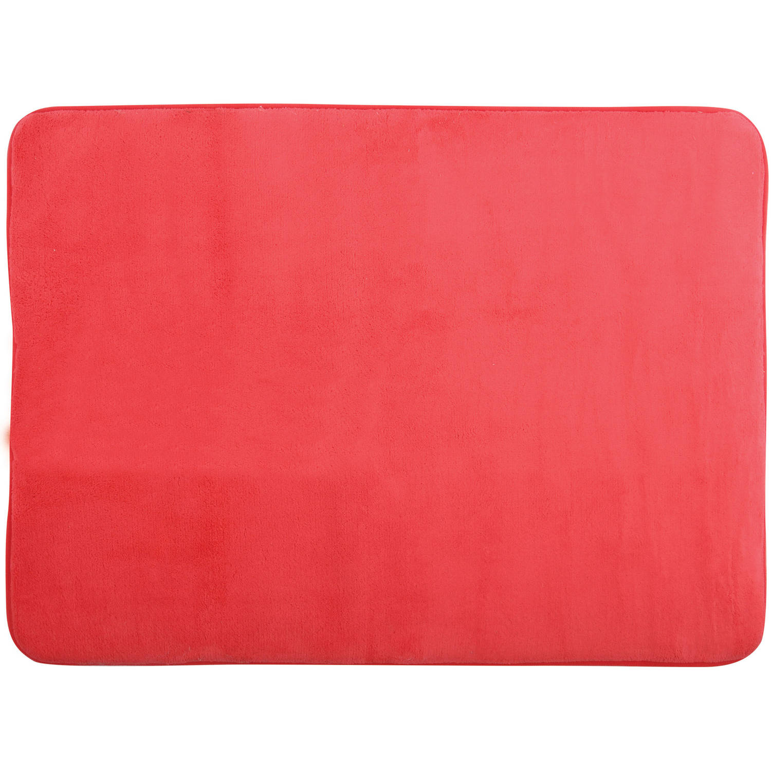 MSV Badkamerkleedje-badmat tapijt voor op de vloer rood 50 x 70 cm Badmatjes