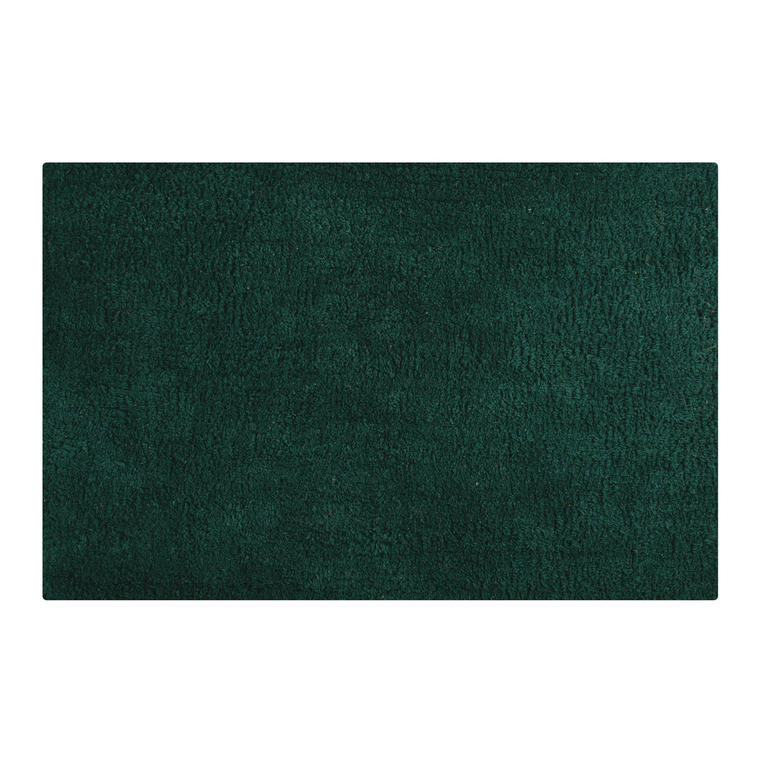 MSV Badkamerkleedje-badmat tapijt voor de vloer donkergroen 40 x 60 cm Badmatjes