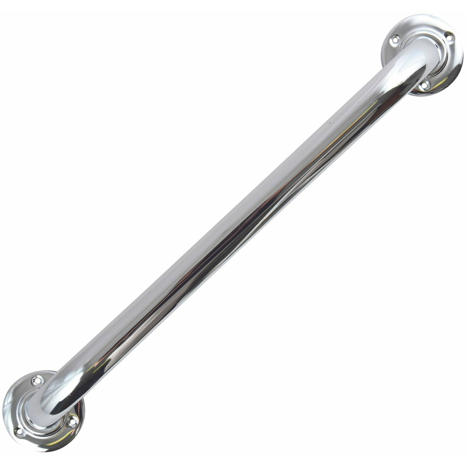 MSV Badkamer/douche wand/muur handgreep - rvs metaal - zilver - 60 cm - Extra houvast beugel