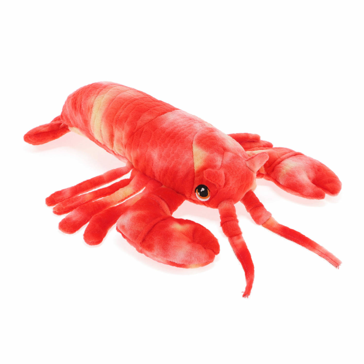 Keel Toys pluche kreeft knuffeldier - rood - lopend - 25 cm - Zeedieren