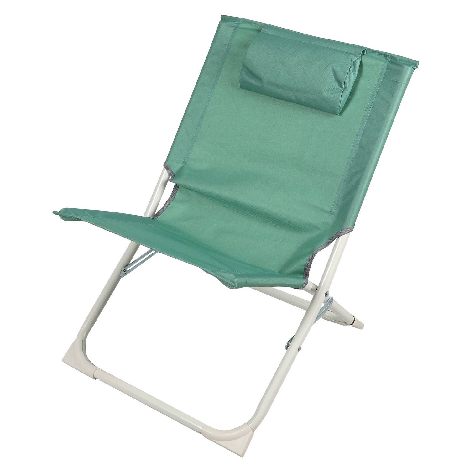 Sunnydays Havana camping-strand stoel aluminium inklapbaar groen L49 x B62 x H61 cm Campingstoelen