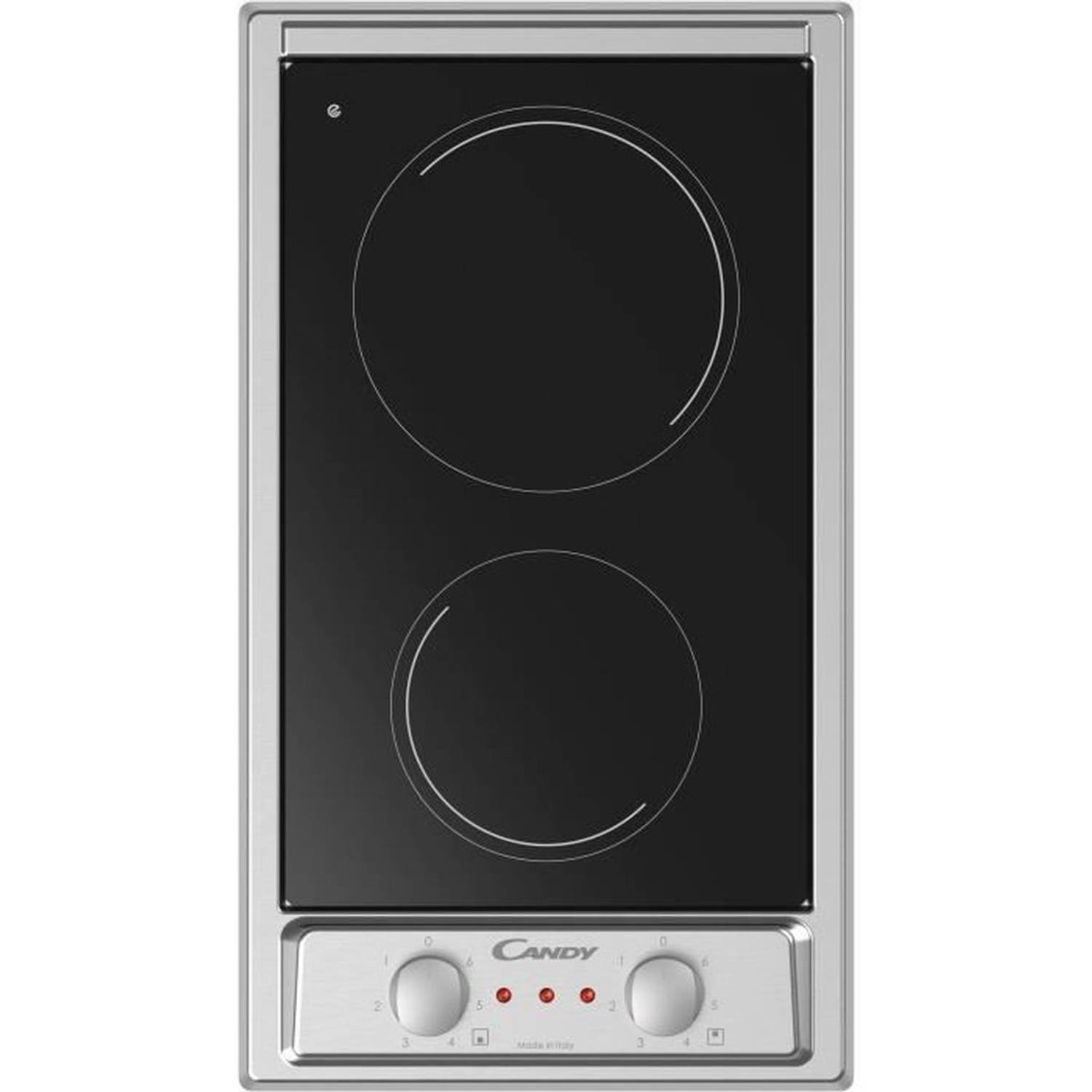 Vitroceramic Hob Idee Candy 2 Foyers - L 30 cm - CH32XK - Roestvrij staal
