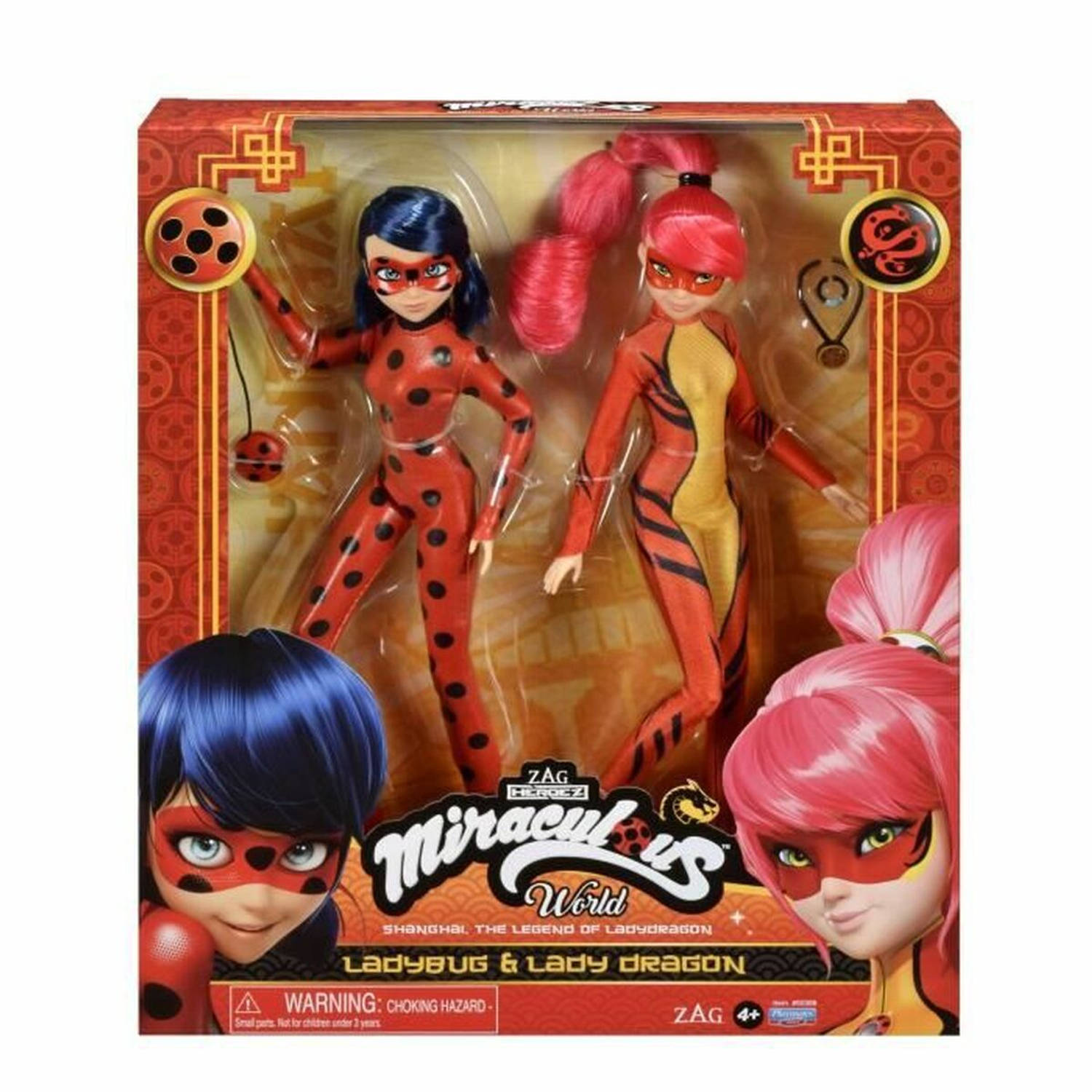 Miraculous: Tales of Ladybug and Cat Noir - Special Shanghai - Ladybug and Cat Noir 26 cm Doll