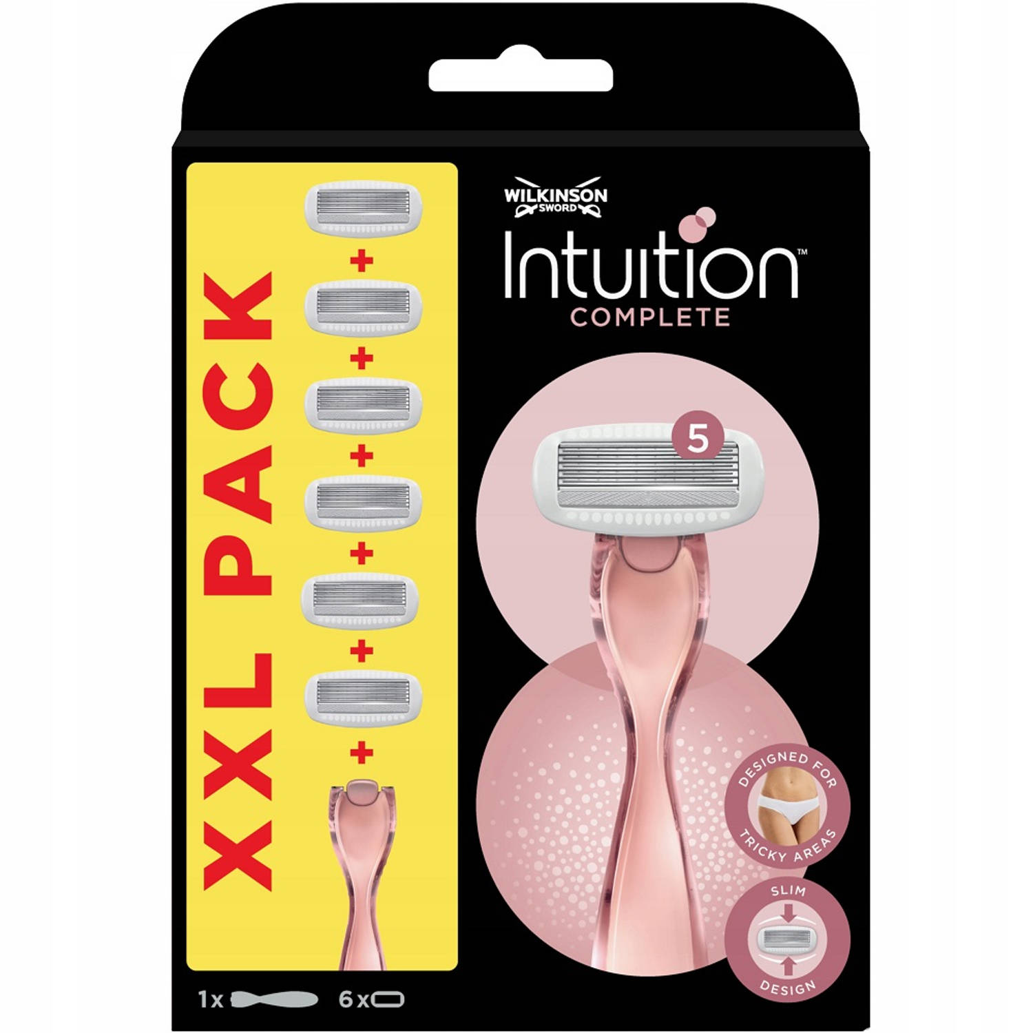 Wilkinson Women Scheermes Voordeelverpakking Intuition Complete - Inclusief 6 scheermessen