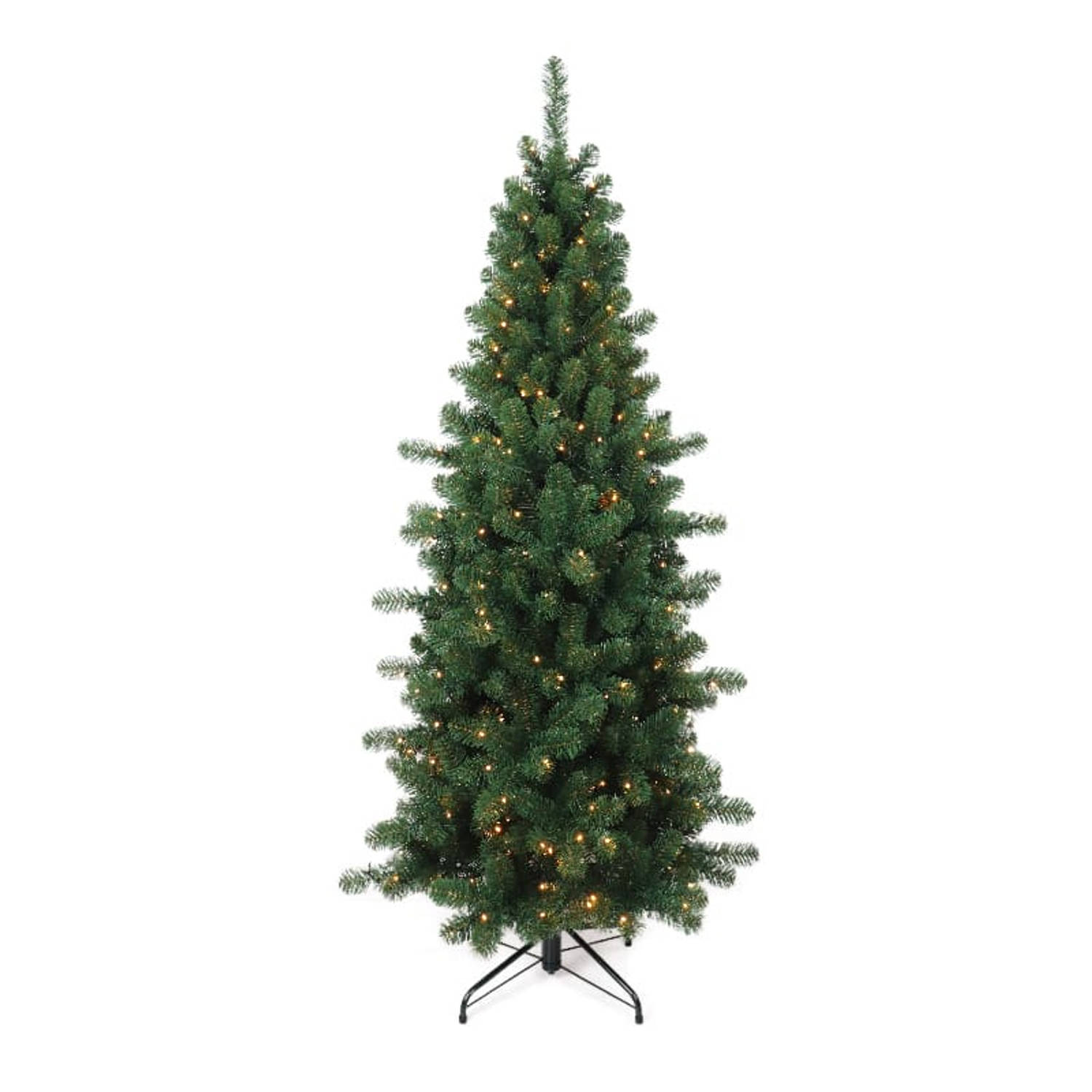 Wintervalley Trees - Kunstkerstboom Samson met LED verlichting - 180x85cm - Groen