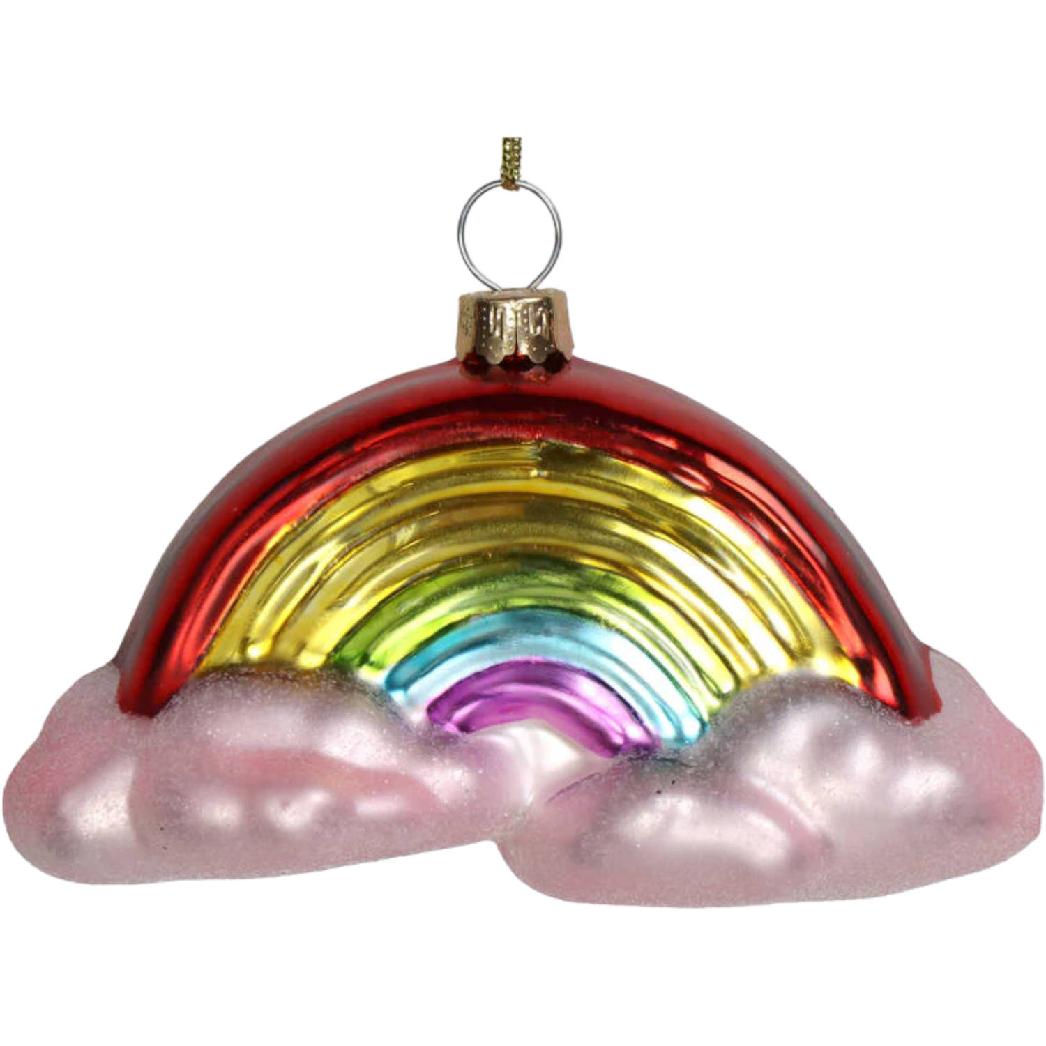 Kersten ornament regenboog wolk