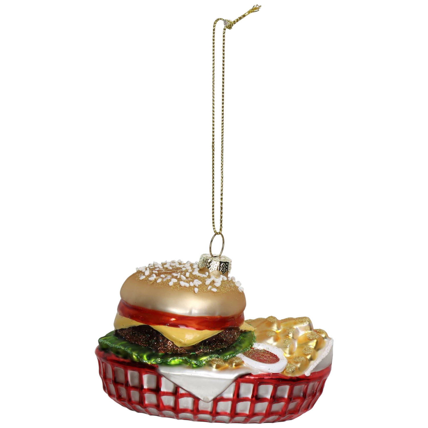 Kersten ornament hamburger & fries
