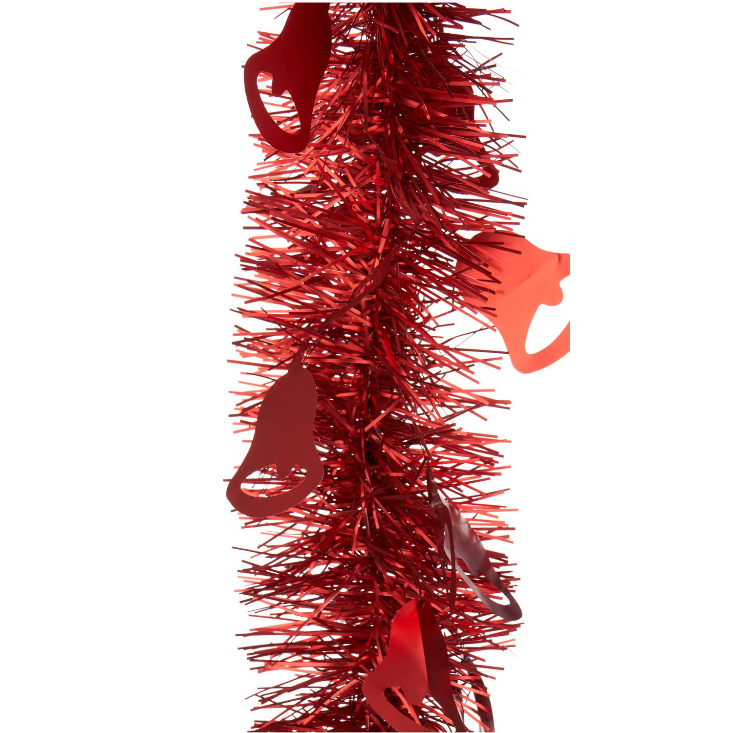 Arte R lametta kerstslinger - rood - folie - 200 x 12 cm