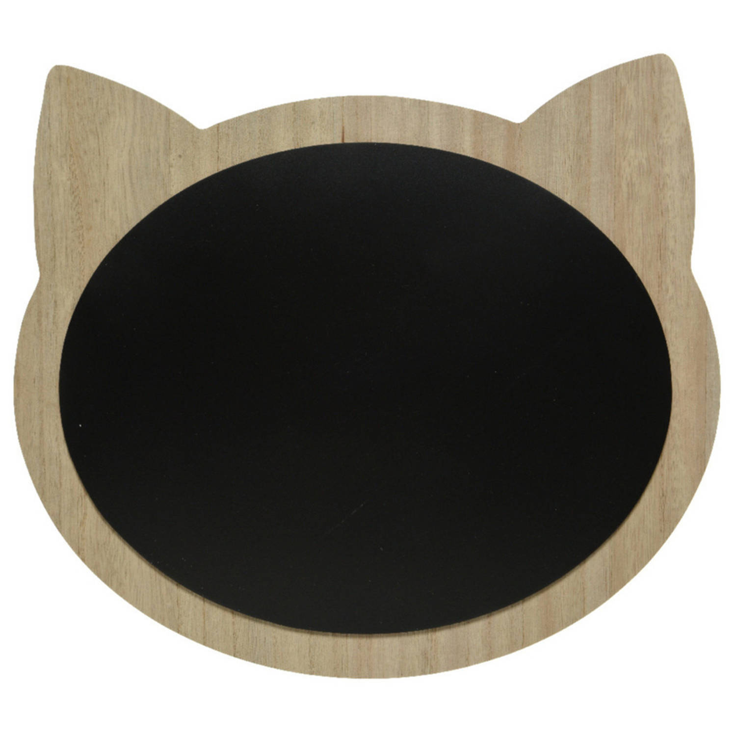 Katten-poezen krijtbord-memobord mdf 40 x 35 cm Krijtborden