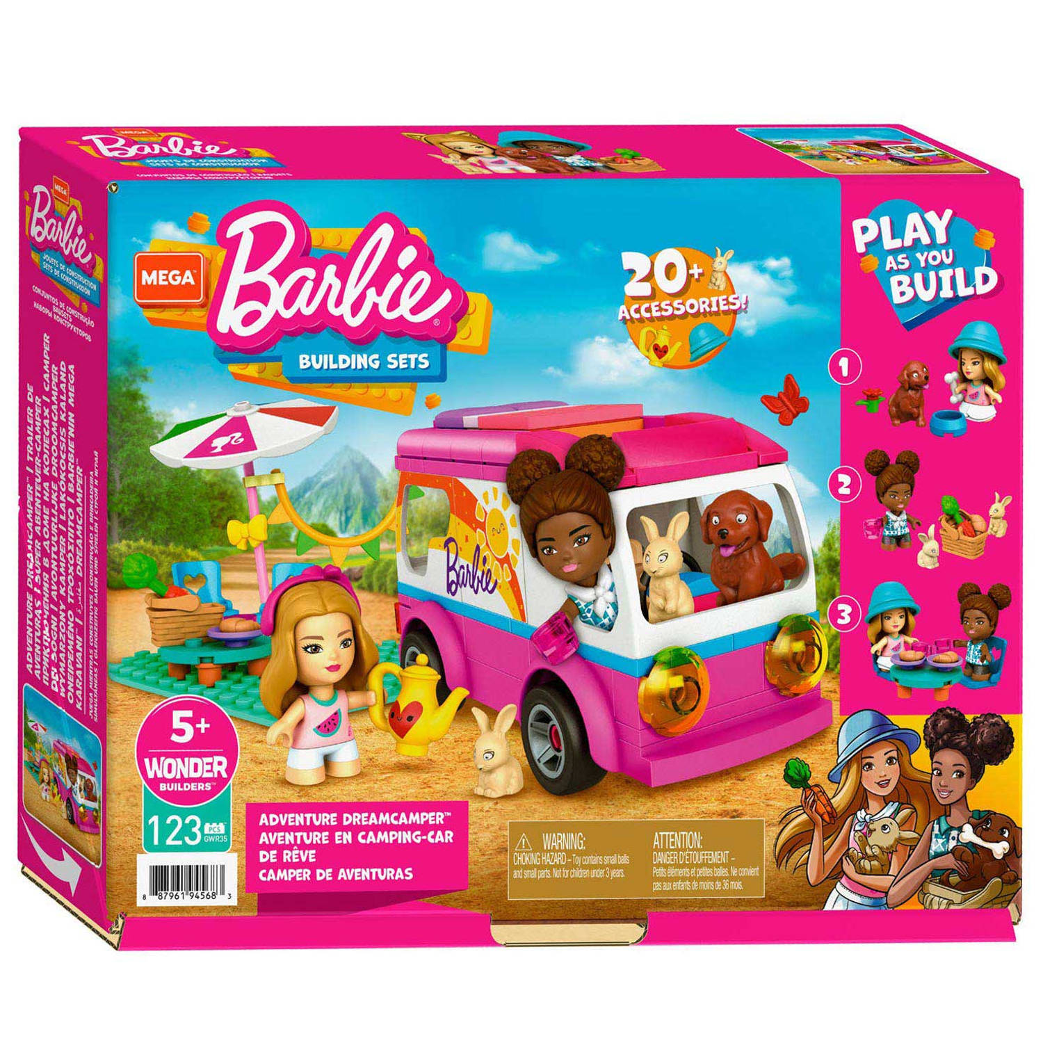 Mega Bloks Mega Construx Barbie Bouwset Avontuurlijke Droomcamper