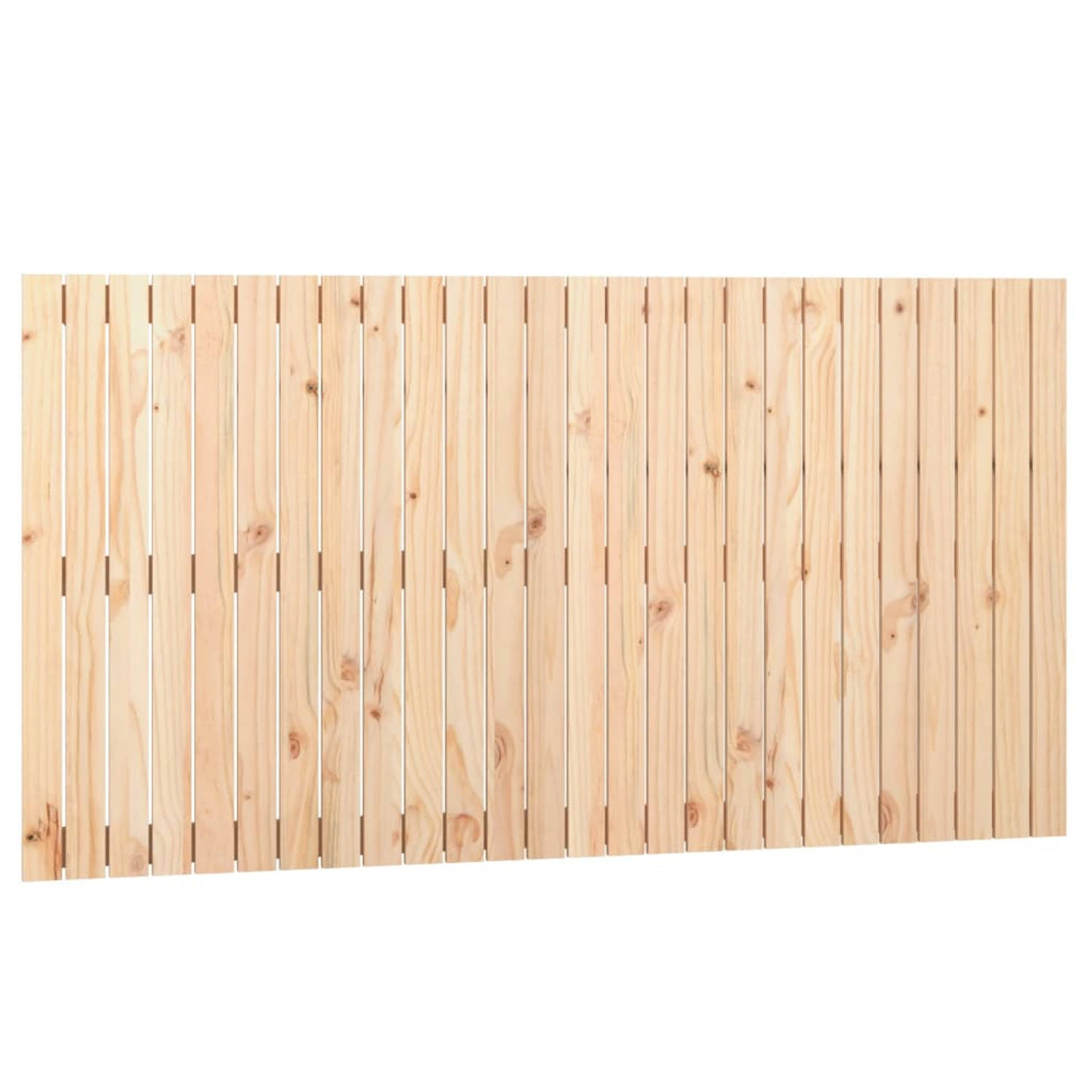 The Living Store Wandhoofdbord 166x3x90 cm massief grenenhout - Bedonderdeel