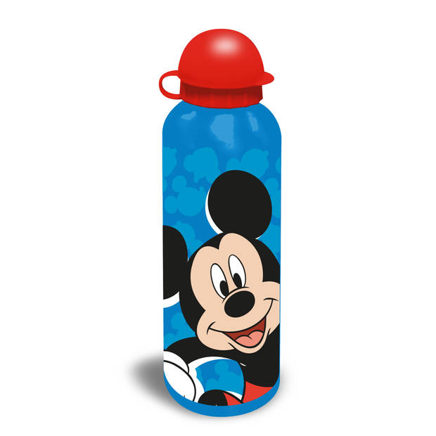Disney Mickey Mouse lunchbox set voor kinderen - 2-delig - blauw - aluminium/kunststof - Lunchboxen
