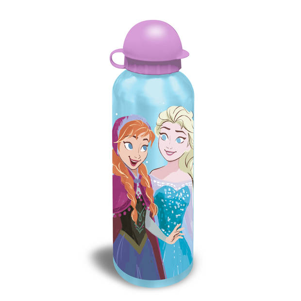 Disney Frozen lunchbox set voor kinderen - 2-delig - roze - aluminium/kunststof - Lunchboxen