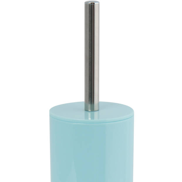 MSV Toiletborstel in houder 38 cm/zeeppompje set Moods - kunststof - mintgroen - Badkameraccessoireset