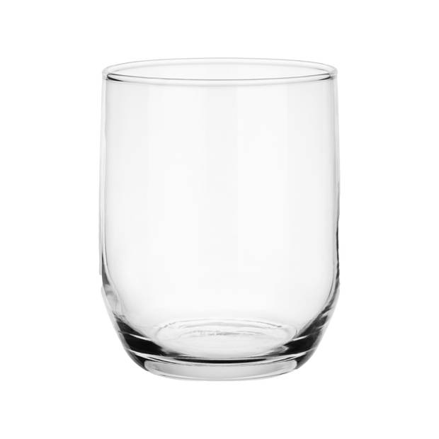 Glasmark Drinkglazen/waterglazen Tumblers - transparant glas - 6x stuks - 300 ml - Drinkglazen