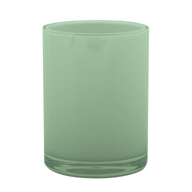 Drinkbeker/limonadebeker - 4x - luxe kunststof - groen - 440 ml - Bekers