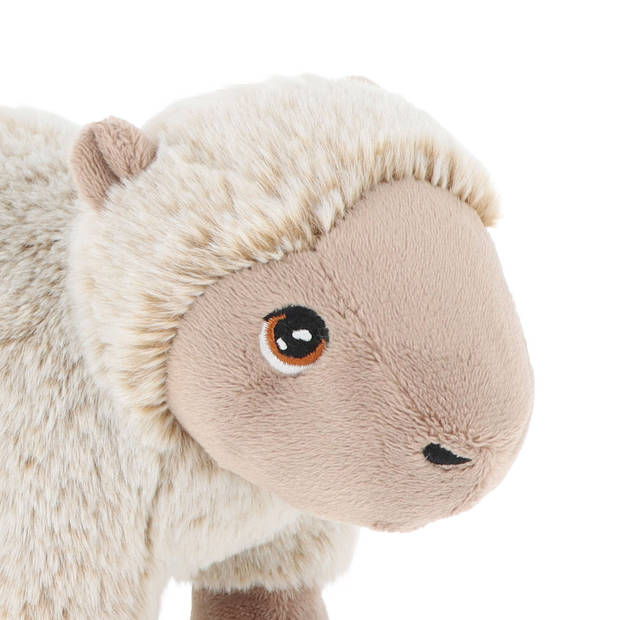 Keel Toys pluche Capybara knuffeldier - grijs - staand - 20 cm - Knuffeldier