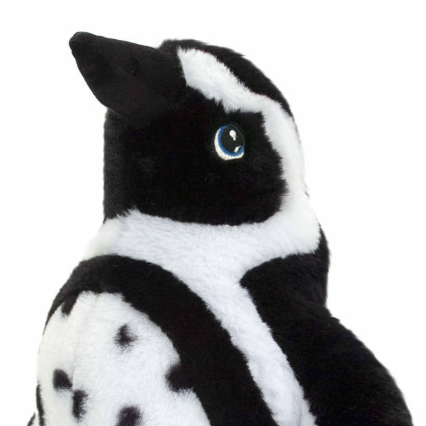 Keel Toys pluche Humboldt pinguin knuffeldier - wit/zwart - staand - 40 cm - Knuffeldier