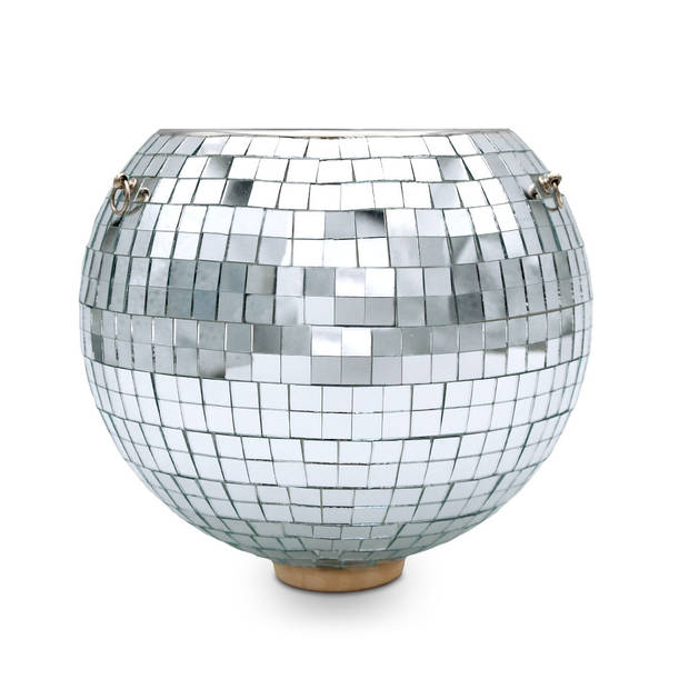 Disco plantenbak - Funky Disco Planter Zilverkleurig