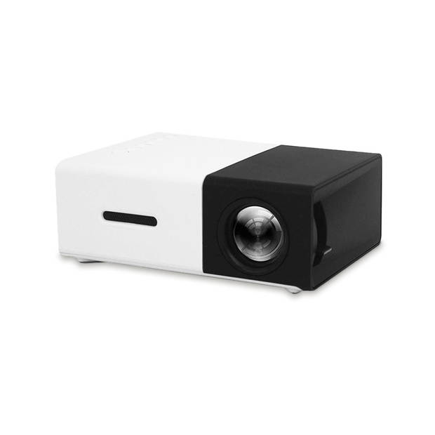 Mini HD Beamer - 1080p - Projectieformaat 24 tot 60 Inch - Geschikt voor SD kaart, AV, HDMI en USB - Ingebouwde Speaker