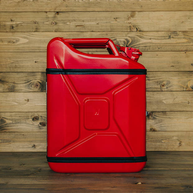 Jerrycan Pakket Rood 20L - Handige Opslagoplossing met Stijl - Uniek Meubelstuk voor Thuisgebruik - Duurzaam en