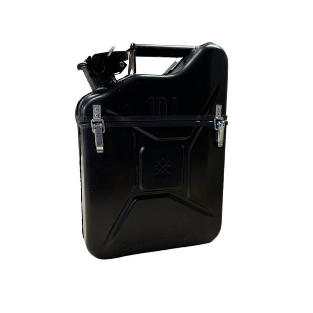 Jerrycan Giftbox 10L - Zwart - Unieke Opbergdoos - Exclusief drank - Origineel cadeau - Opbergoplossing Zwart