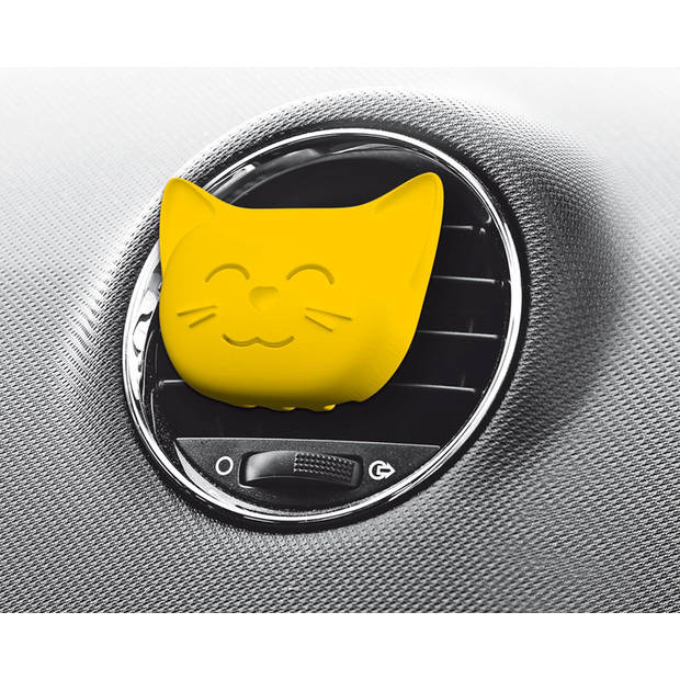 Dr. Marcus Vanilla Cosmic Cat autogeurtje met neutrafresh technologie - Luchtverfrisser auto - 20 Gram