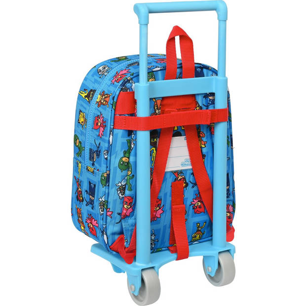 Schoolrugzak met Wielen PJ Masks Blauw 22 x 27 x 10 cm